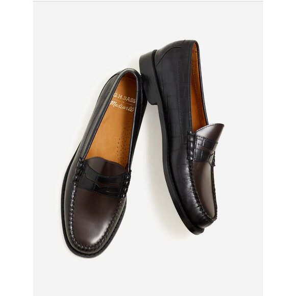 Madewell x G.H.BASS Mens $185 Larson Weejuns® Loafers Size 10 NO879 - Picture 1 of 14